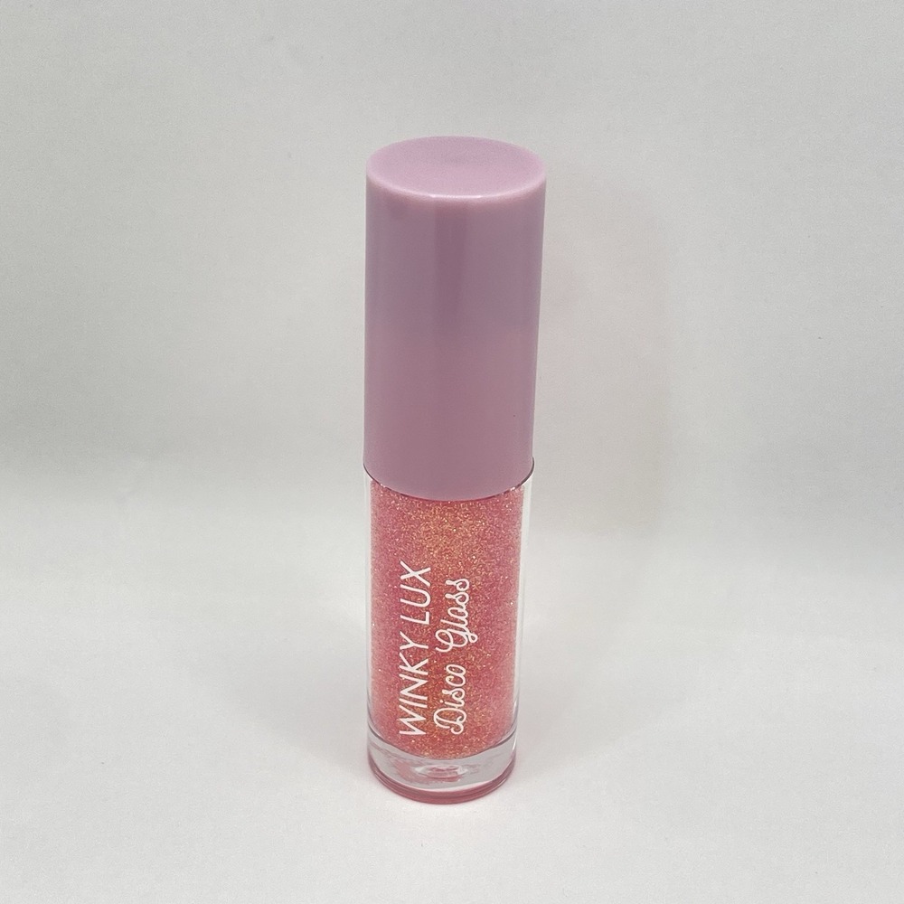 WINKY LUX Disco Glass Lip Gloss High Shine Hustle Glitter ph Color Enhancing